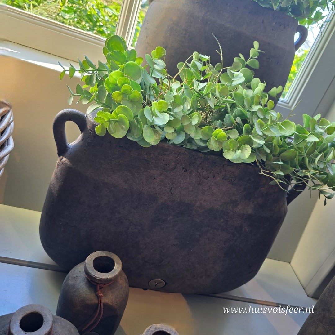 Planter Oval Two Ears- Majestic Brown || Brynxz - Afbeelding 3