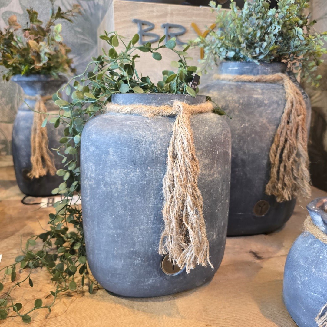 Bottle Oval with Rope Ancient Clay- M || Brynxz - Afbeelding 2