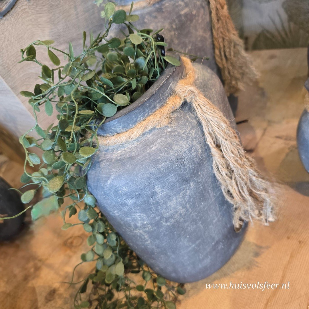 Bottle Oval with Rope Ancient Clay- M || Brynxz - Afbeelding 3
