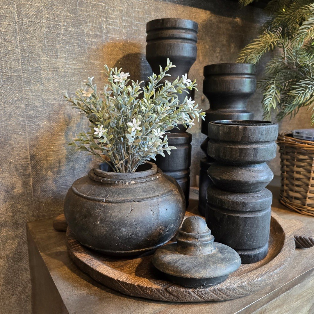 Pors Pot met Deksel- Black || 18 cm
