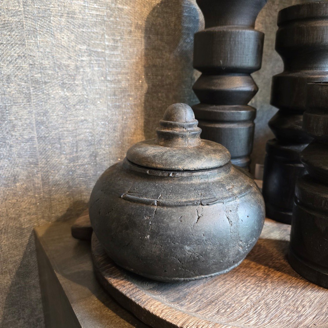 Pors Pot met Deksel- Black || 18 cm - Afbeelding 3