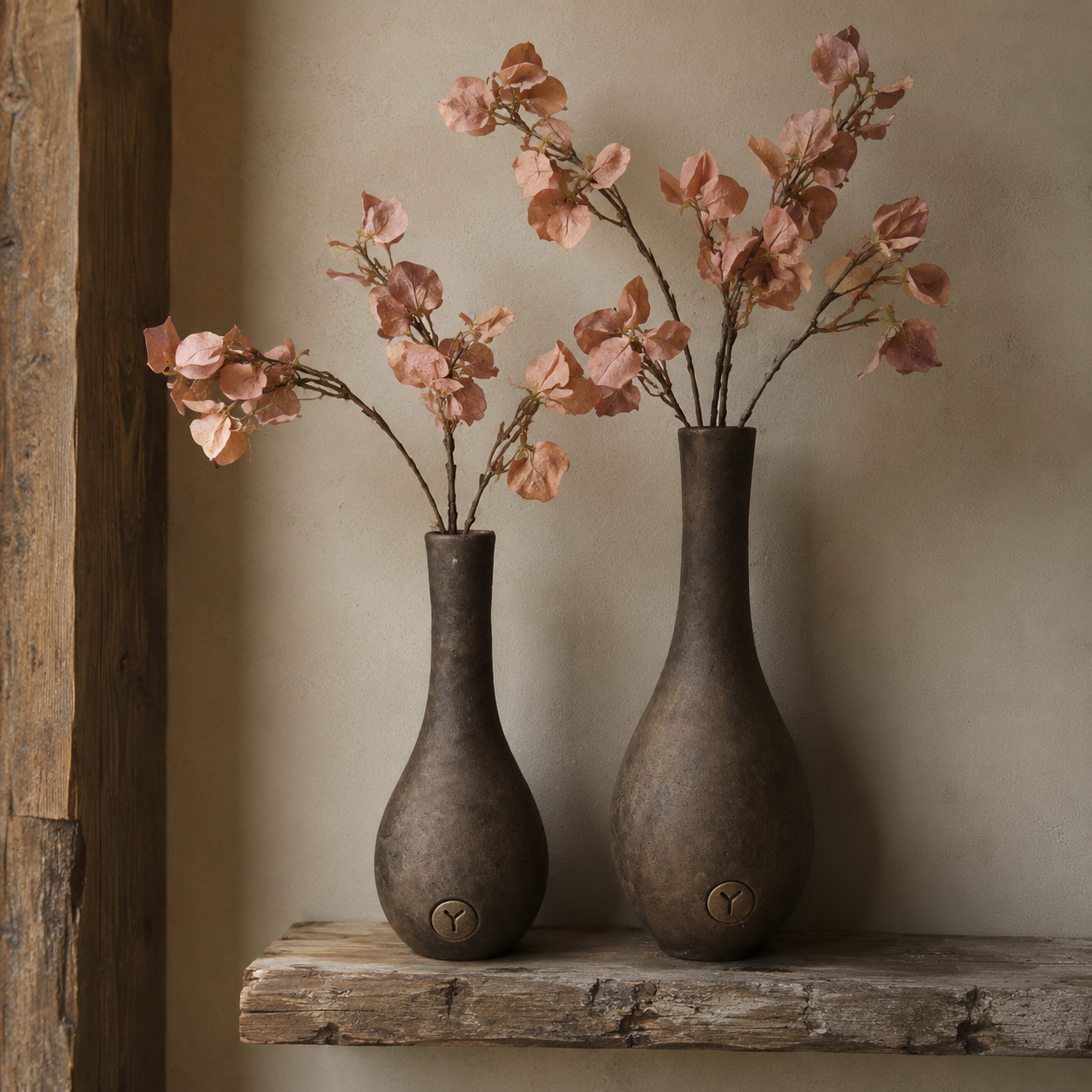 Tall Bolvase L- Majestic Brown || 34 cm