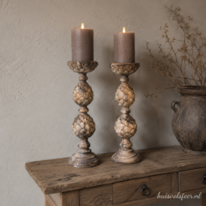 Kandelaar Artisjok- Rustiek