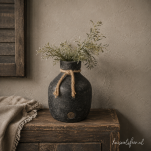 Jar Neck with Rope M- Basalt || Brynxz