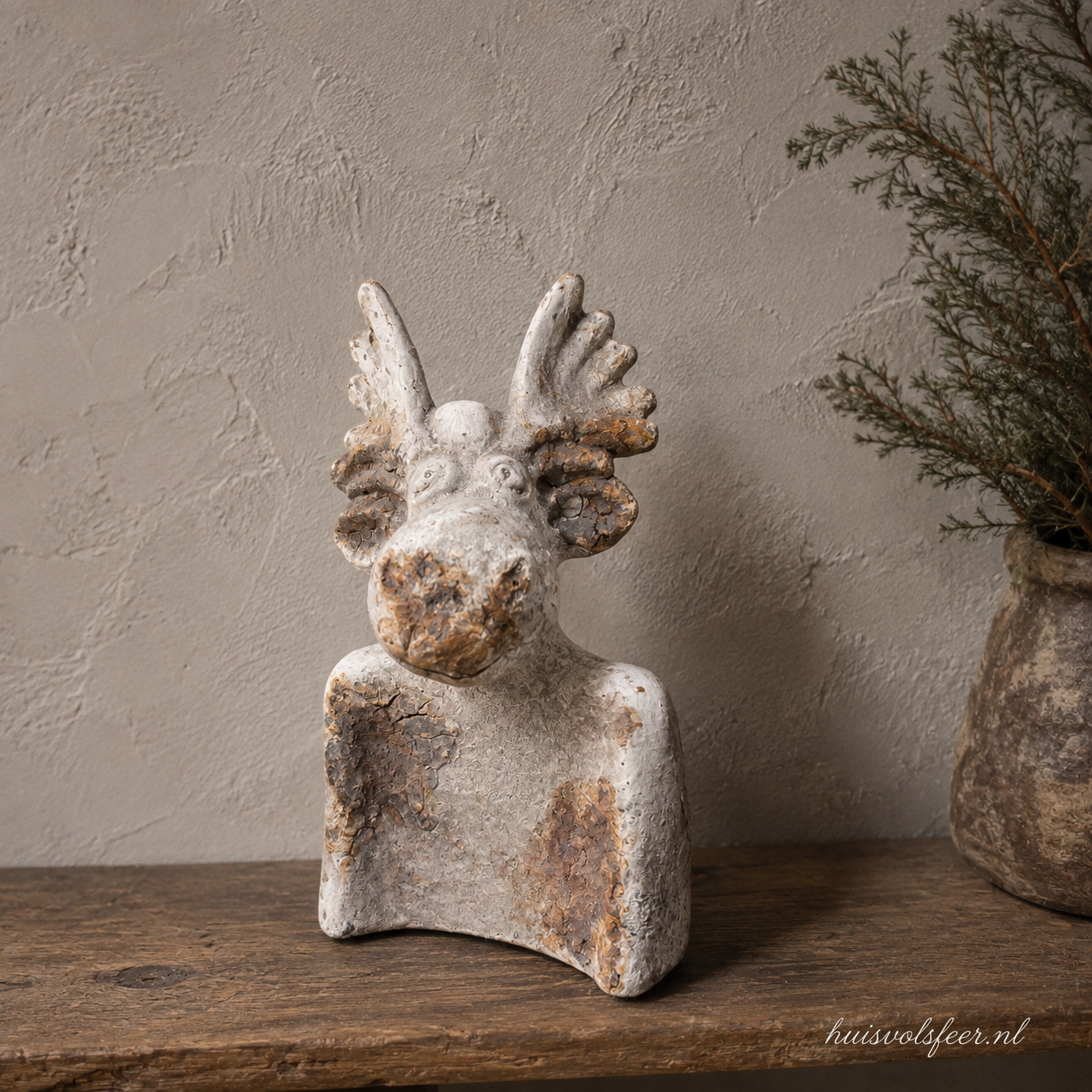 Rendier- Rustiek Stone - Afbeelding 2