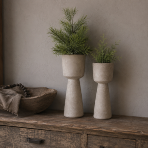 Pors Pot op Voet- Stone || 40 cm