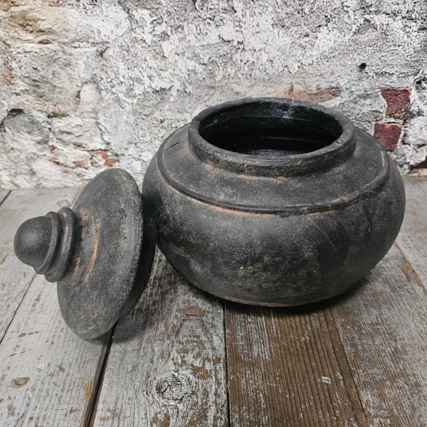 Pors Pot met Deksel- Black || 24 cm - Afbeelding 4