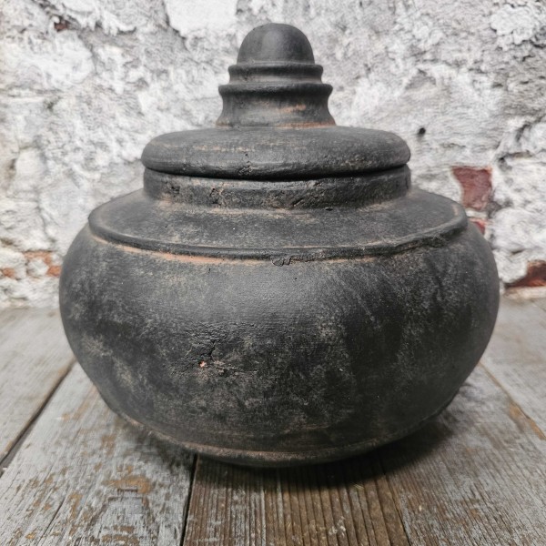 Pors Pot met Deksel- Black || 24 cm - Afbeelding 3