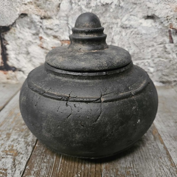 Pors Pot met Deksel- Black || 18 cm - Afbeelding 5