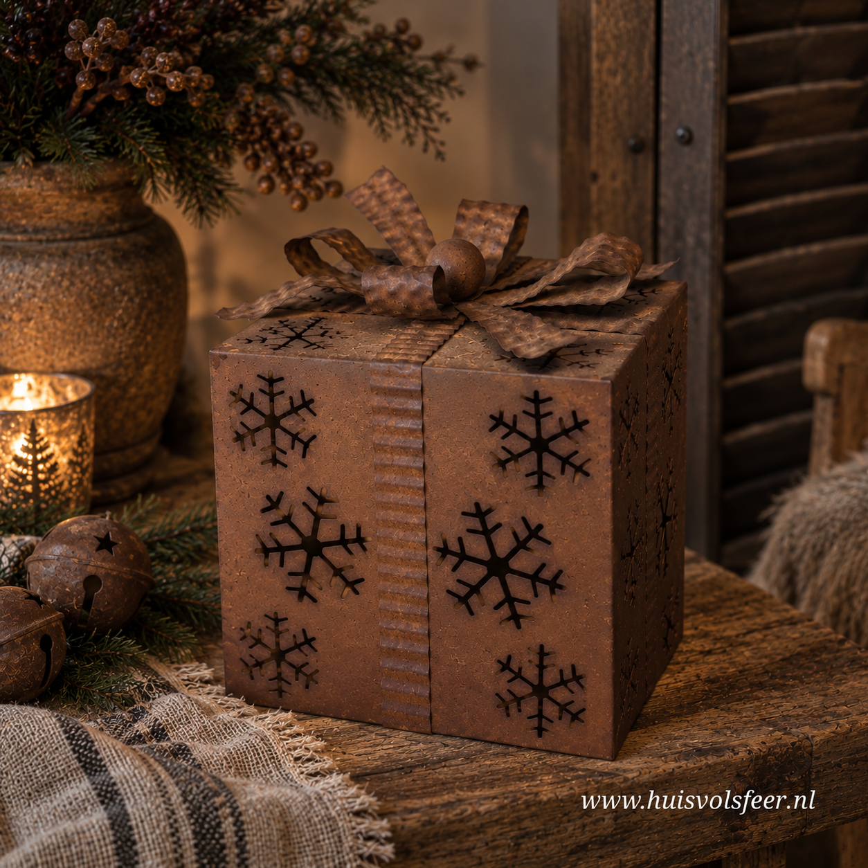 Metalen Gift Box || 20xH25 cm - Afbeelding 2
