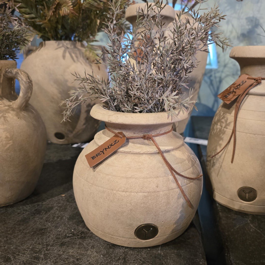 Set of 3 Bottles with Lines and Rope- Majestic Taupe || Brynxz - Afbeelding 8