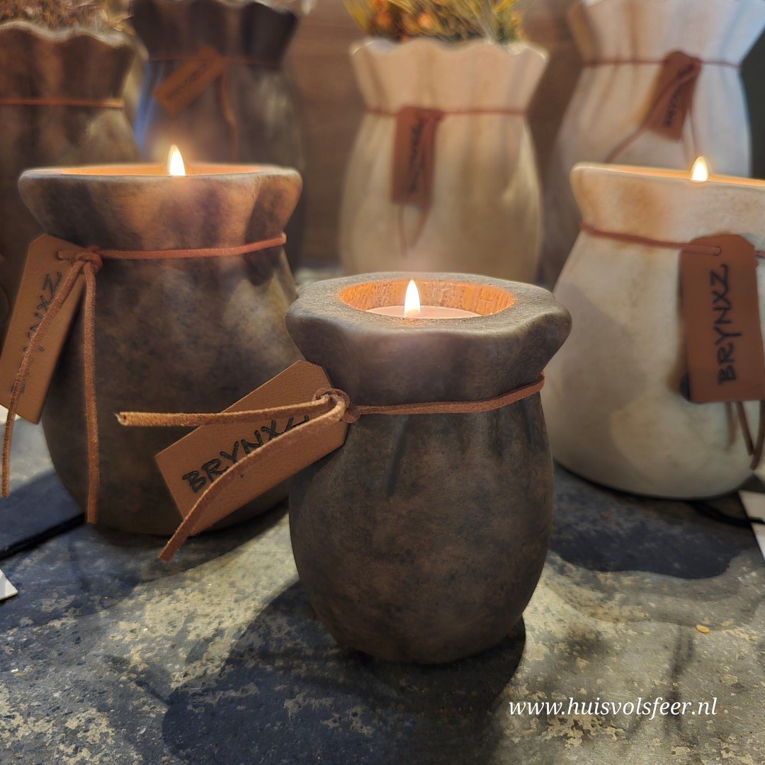 Bagsac Candlecup with Rope- Majestic Brown || Brynxz - Afbeelding 2