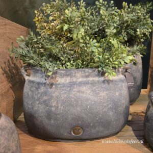 Planter Oval Luxury M- Ancient Clay || Brynxz