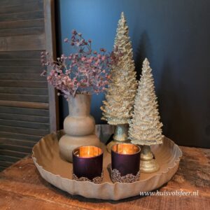 Kerstboom Bohom- Goud Glitter || 43 cm