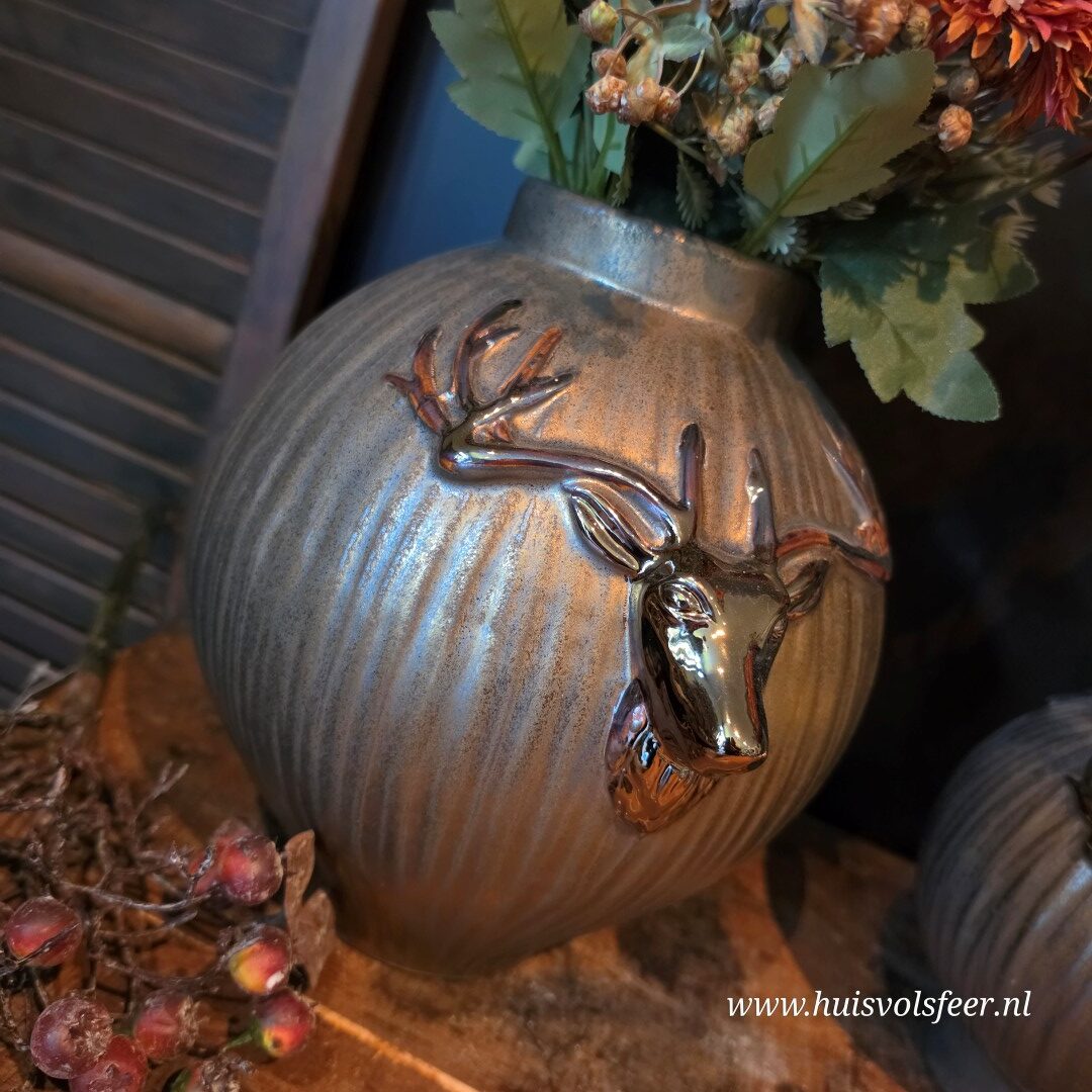 Vase Deer- Bol - Afbeelding 2