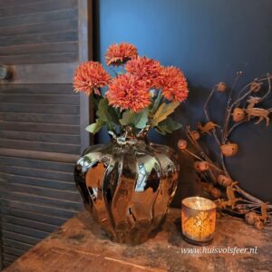 Boeket Chrysanten || Oranje/ Roest