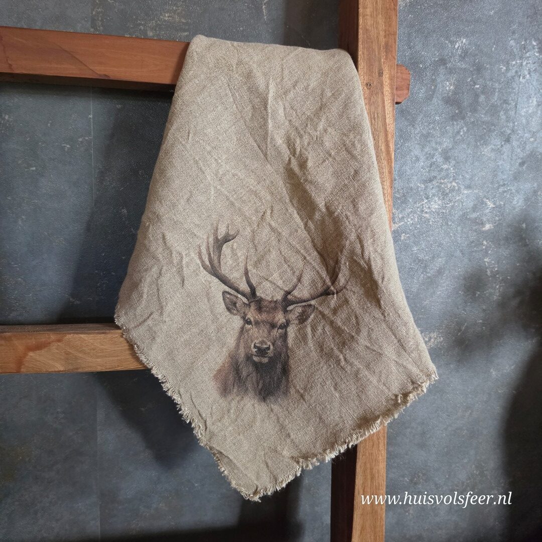 Linnen Shabby Doek New || Rendier Kleur - Afbeelding 2