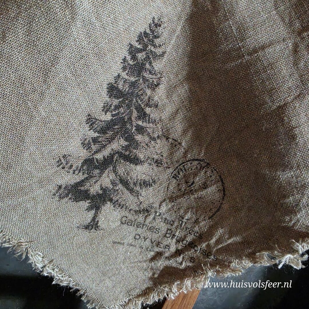 Linnen Shabby Doek New || Dennenboom - Afbeelding 3