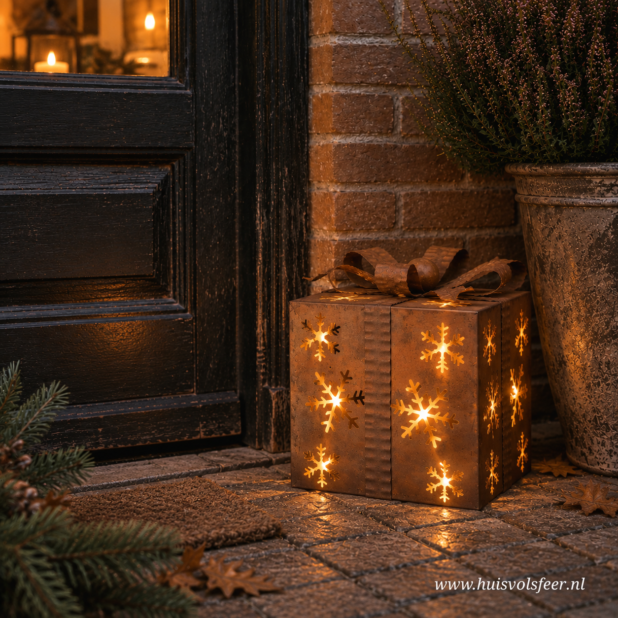 Metalen Gift Box || 20xH25 cm - Afbeelding 3