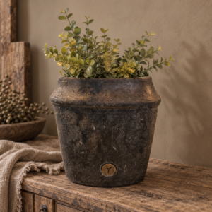 Planter Oval Edge- Basalt || Brynxz