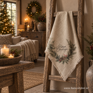 Linnen Shabby Doek New || Prettige Feestdagen