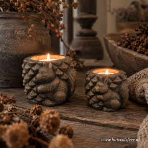 Tealightcup Pinecone L- Majestic Brown || Brynxz