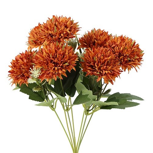 Boeket Chrysanten || Oranje/ Roest - Afbeelding 6