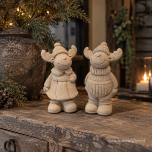 Set of 2 Rudolphs- Majestic Taupe || Brynxz