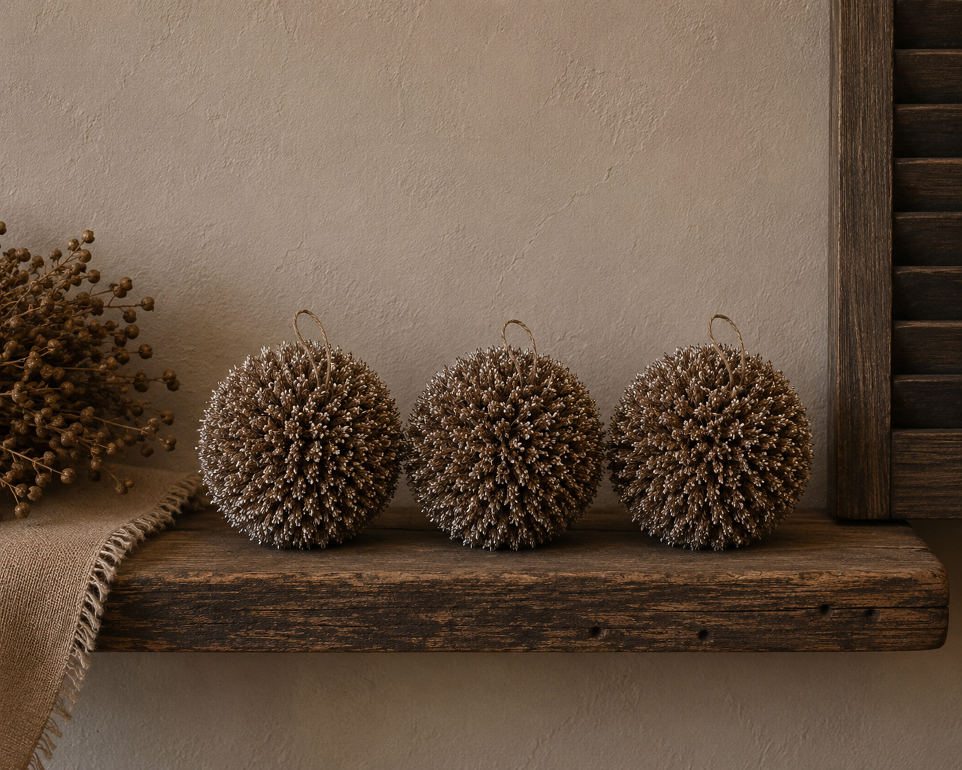 Deco Bol Wildflower Bruin || Ø11 cm