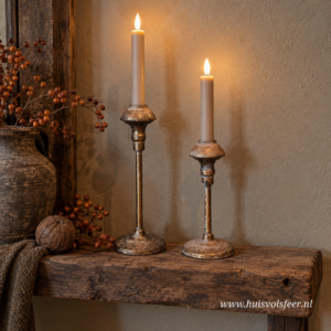 Kandelaar Blessed- Oud Goud || 20 cm
