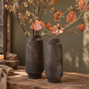 Vase Tall Neck L- Majestic Brown || Brynxz