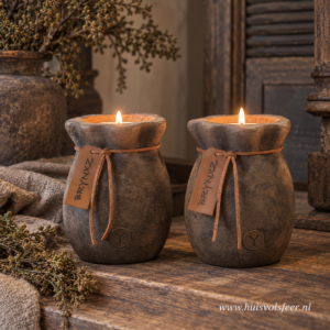 Bagsac Candlecup with Rope L- Majestic Brown || Brynxz