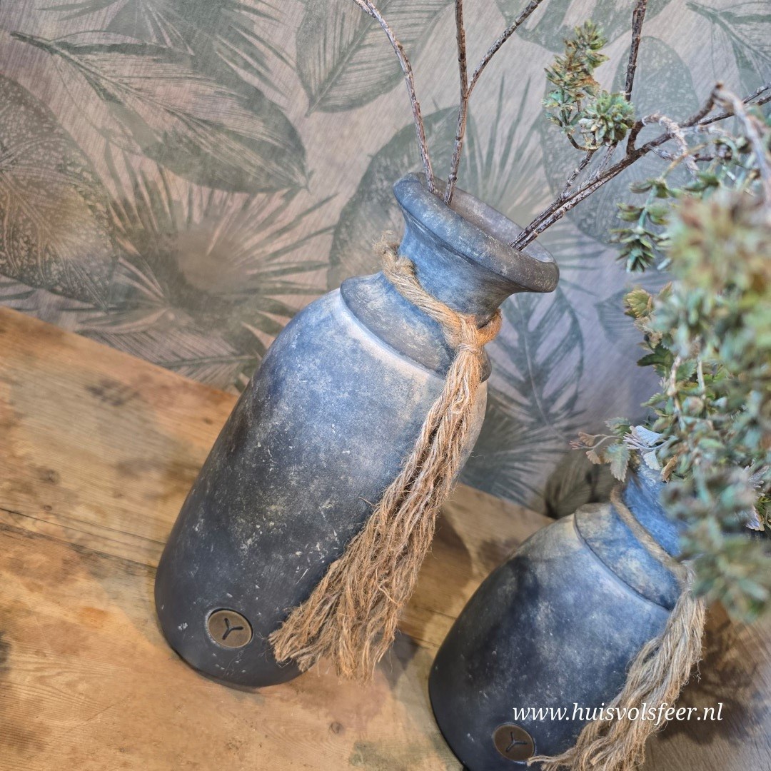 Bottle with Neck and Rope L- Ancient Clay || Brynxz - Afbeelding 3