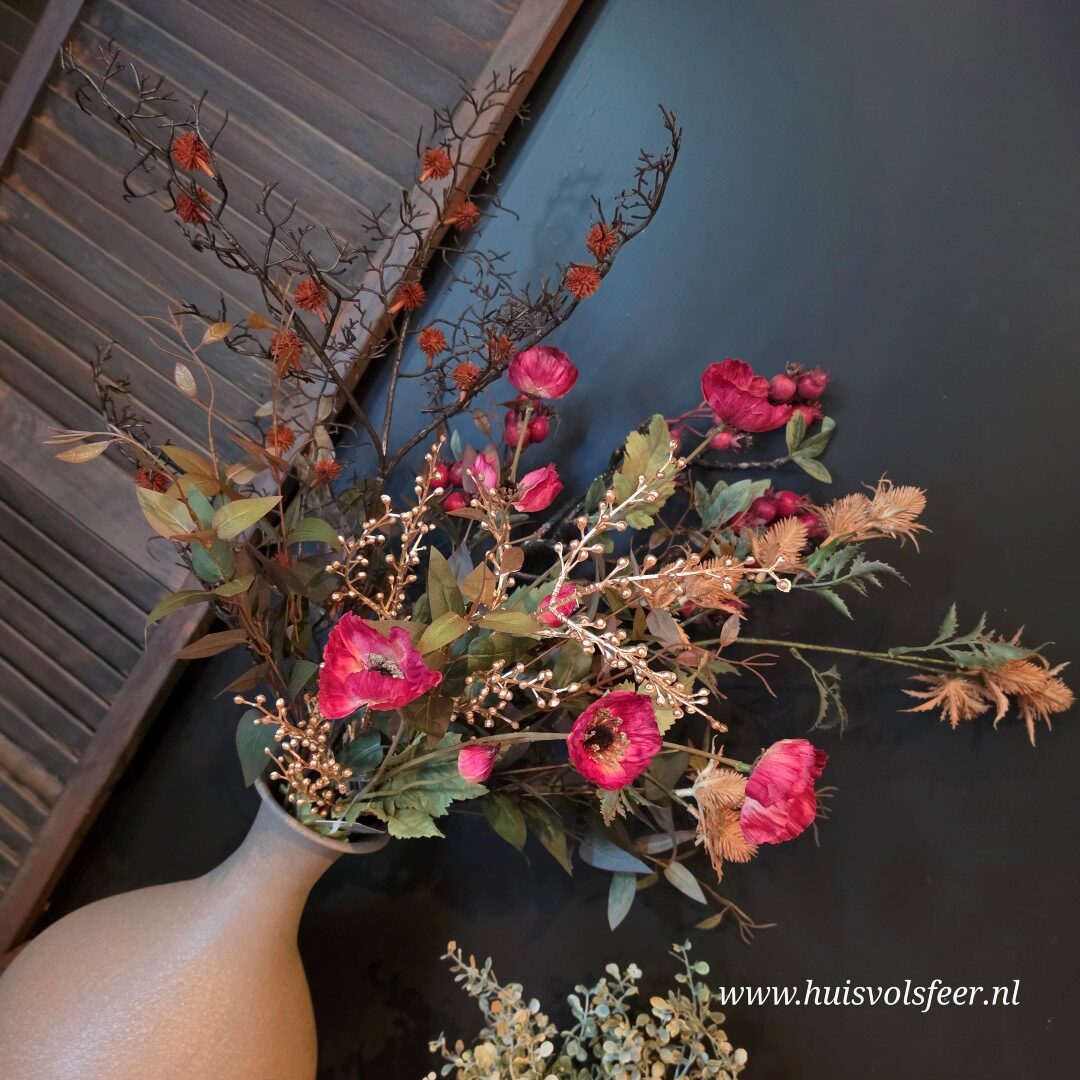 Compleet Zijdeboeket- Autumn Ruby || Sylxz - Afbeelding 5