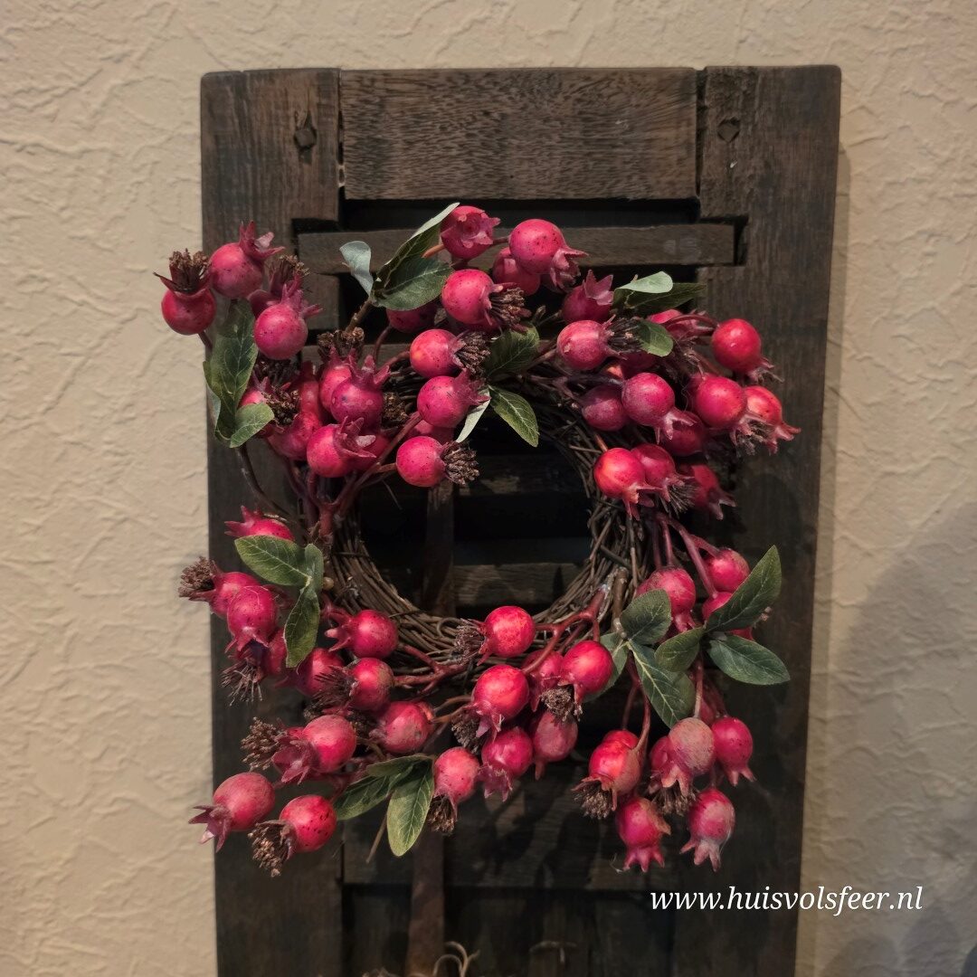 Rozenbottel Krans- Rood || 21 cm - Afbeelding 5