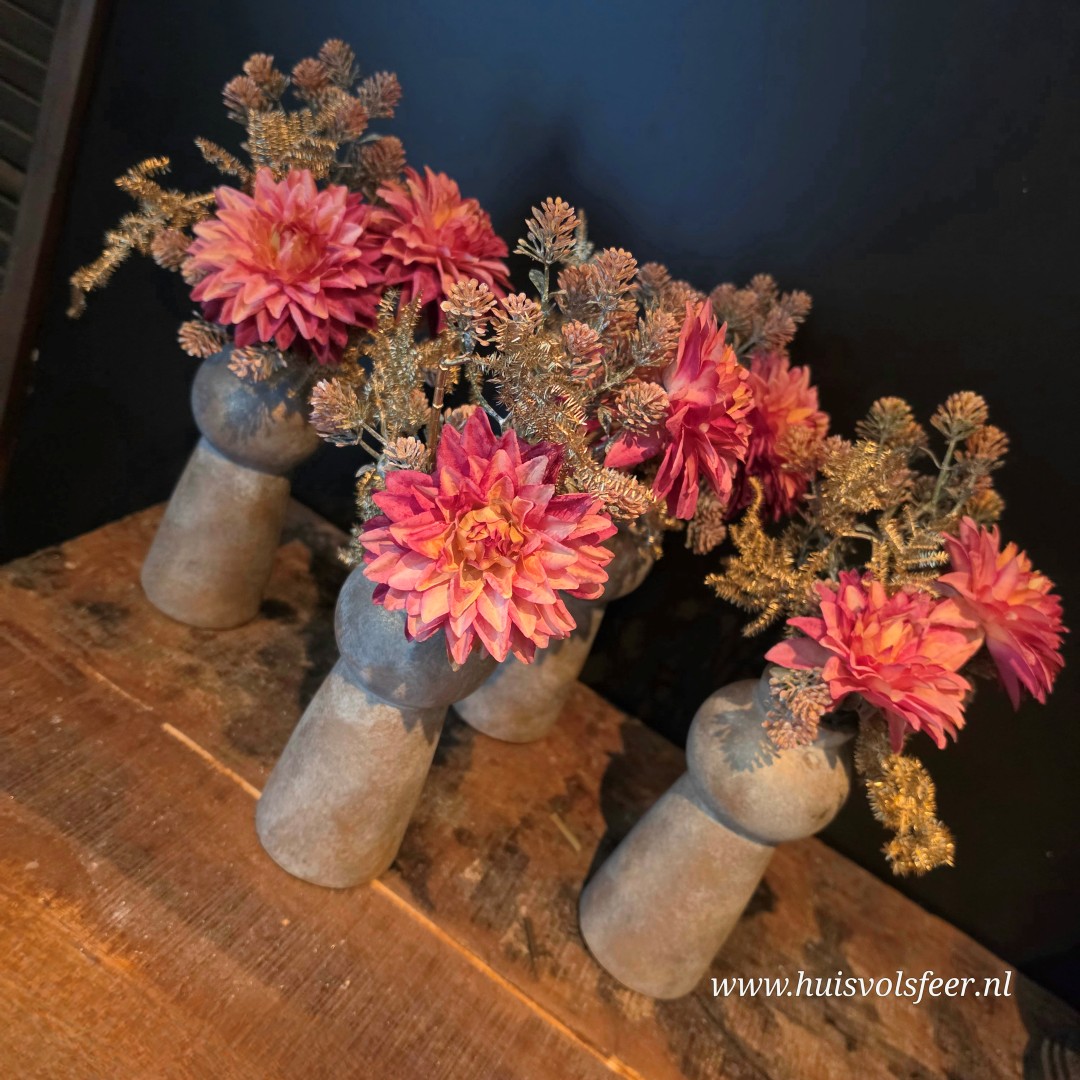 Complete Set- Jewel Vaasje met Herfstboeket || Brynxz - Afbeelding 8
