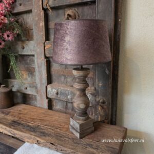 Lampenvoet met Lampenkap- Baluster || 51 cm.