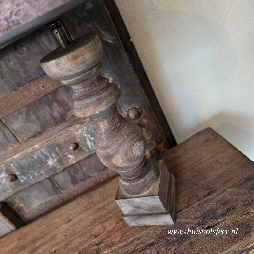 Lampenvoet met Lampenkap- Baluster || 51 cm. - Afbeelding 5
