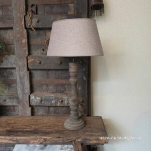 Lampenvoet met Lampenkap- Baluster || 63 cm.