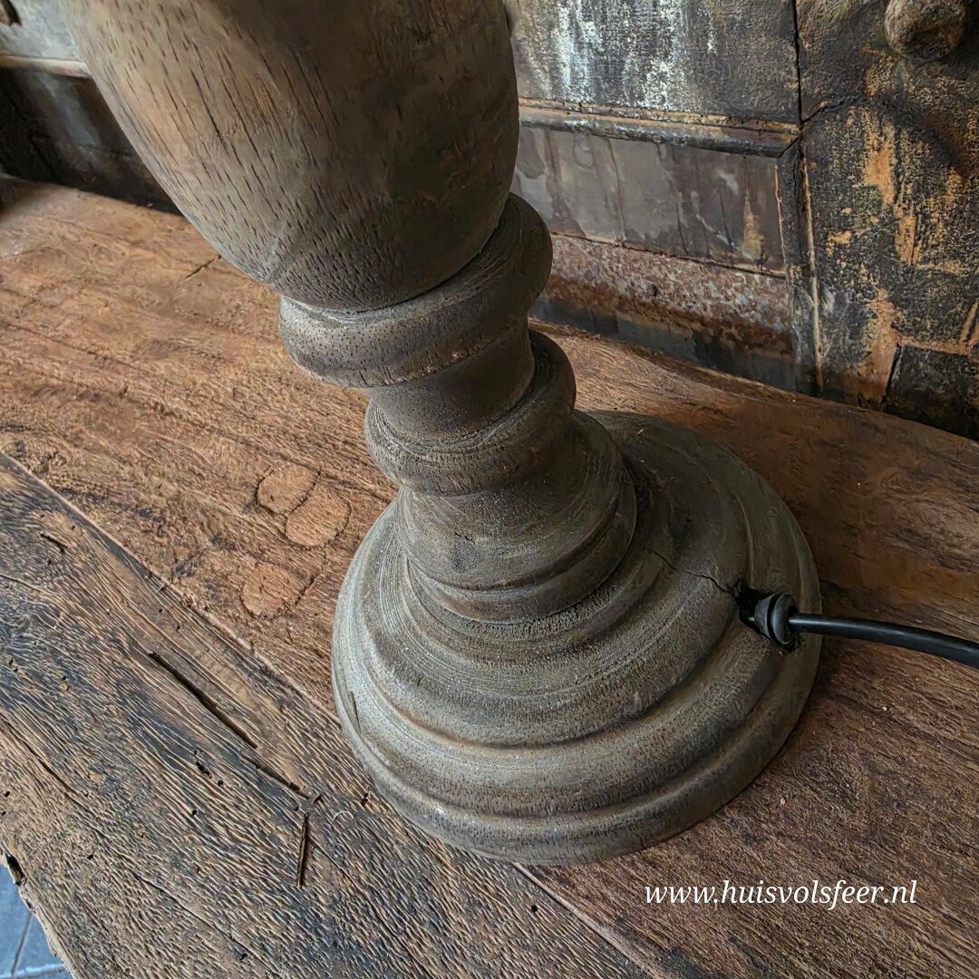 Lampenvoet met Lampenkap- Baluster || 63 cm. - Afbeelding 7