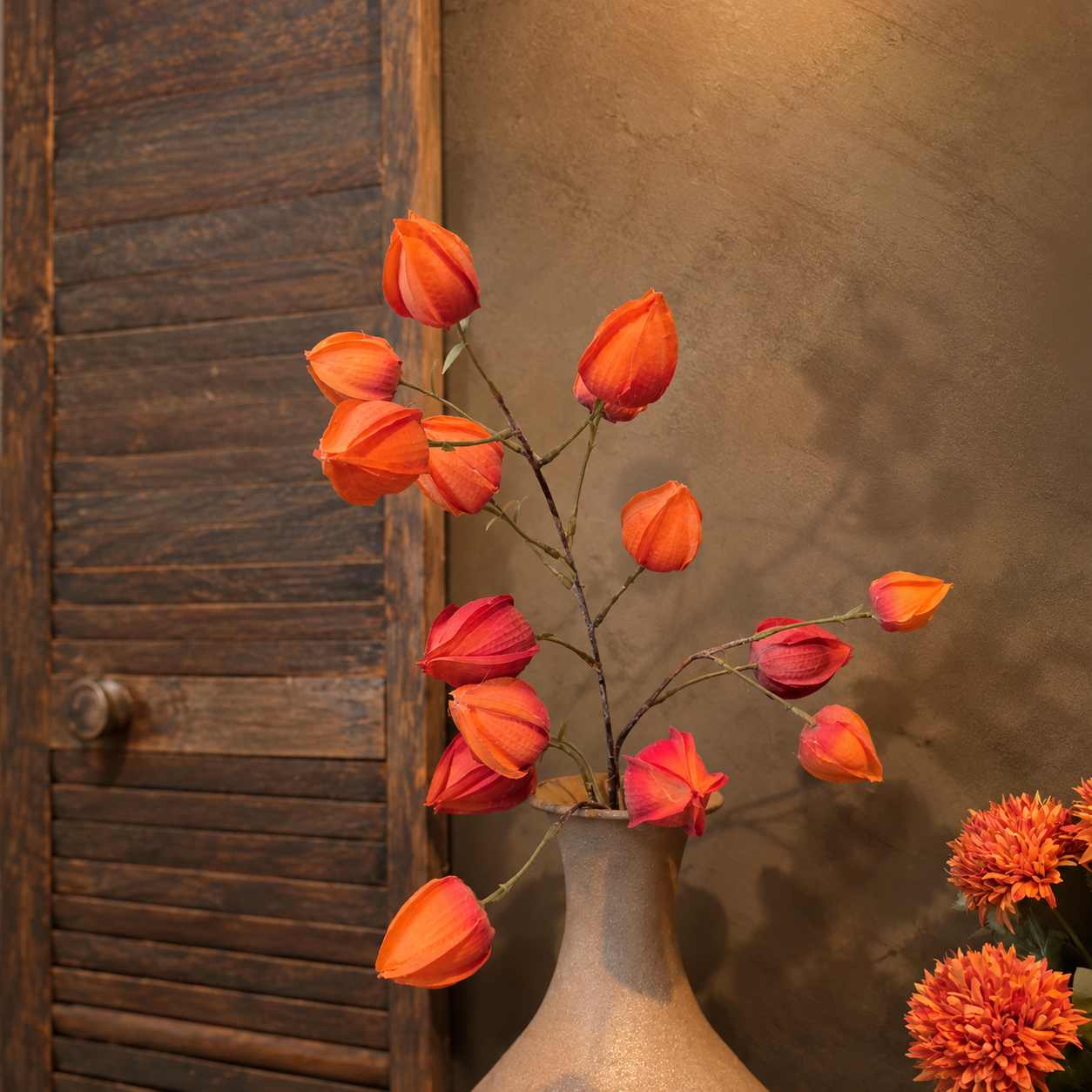 Lampion Tak (Physalis) || Herfst Zijdetak - Afbeelding 3