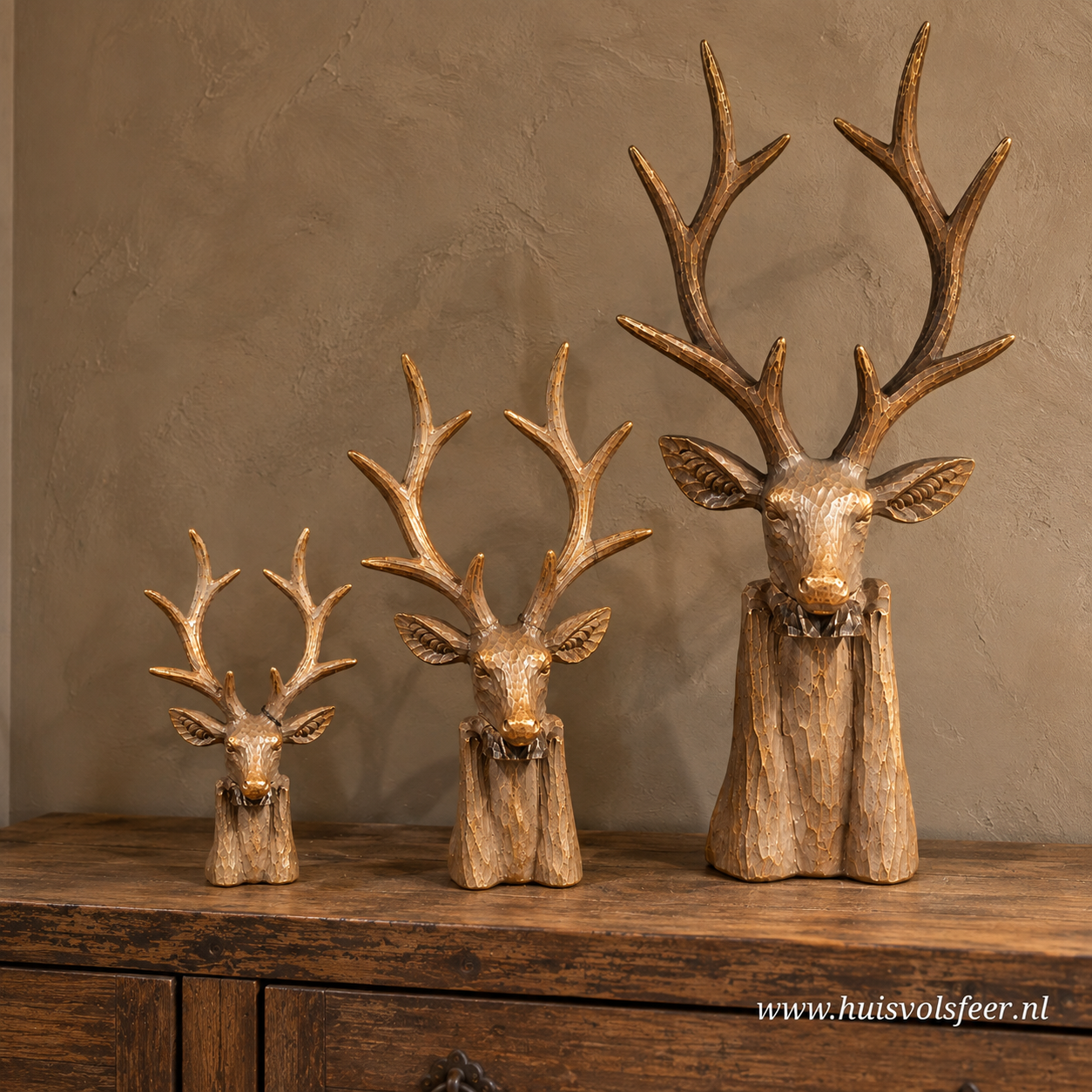 Hert Soft Gold || 23 cm - Afbeelding 2