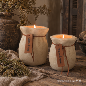 Bagsac Candlecup with Rope M- Majestic Taupe || Brynxz