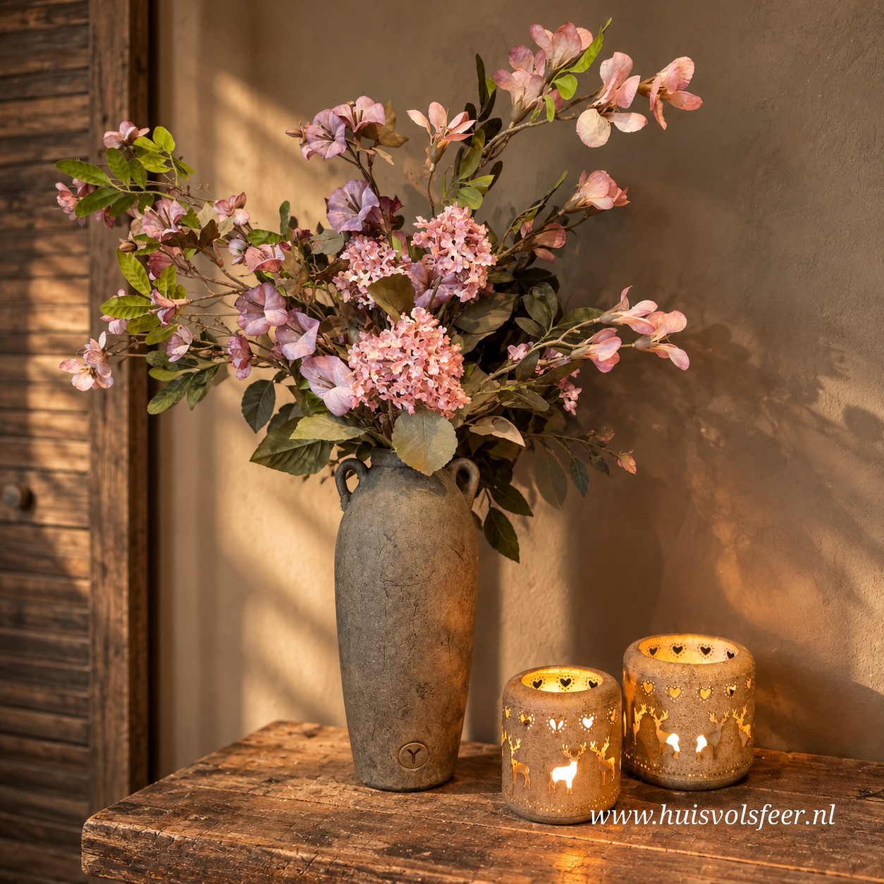 Compleet Zijdeboeket- Mauve Elegance || Sylxz