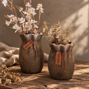 Planter Bag with Leather Rope L- Majestic Brown || Brynxz