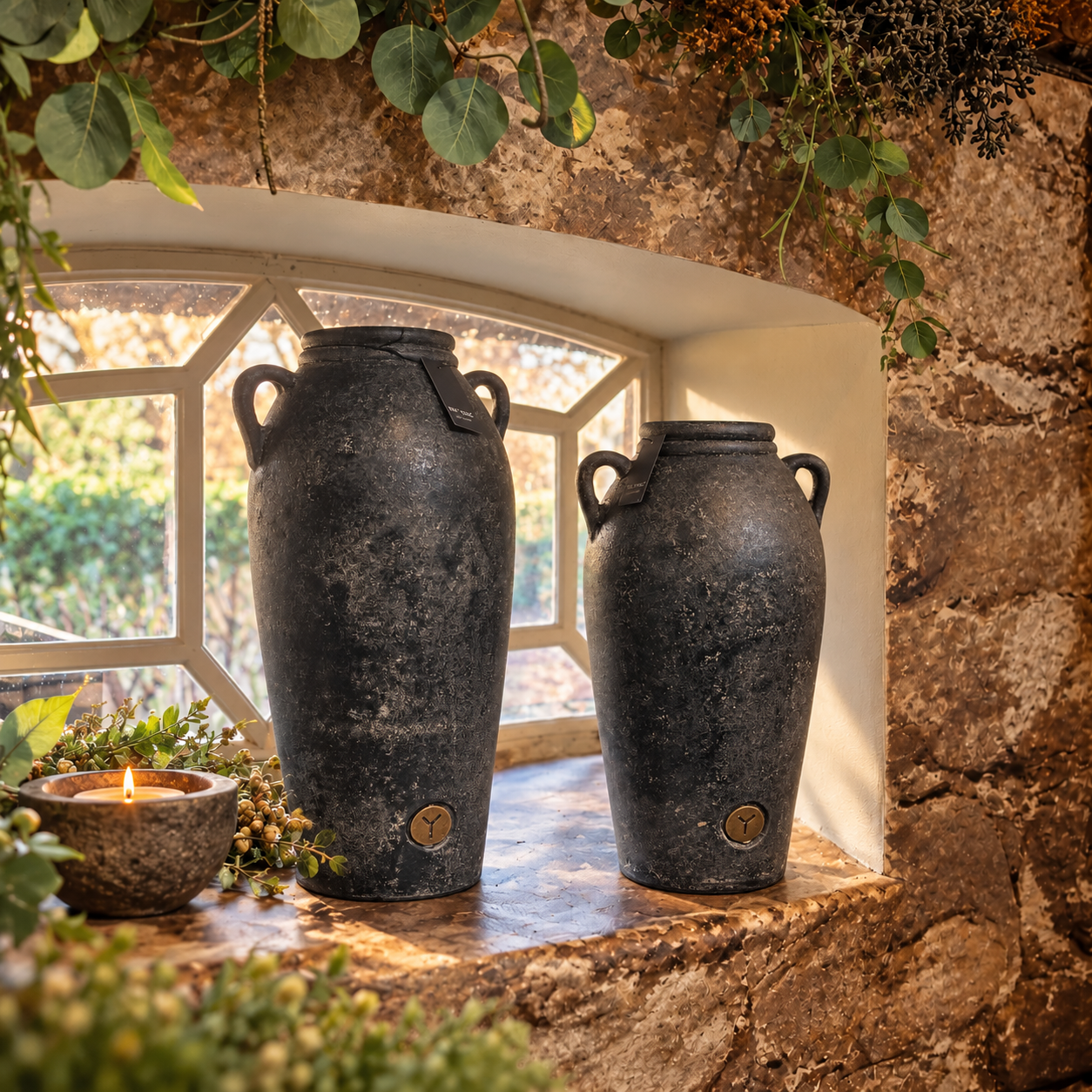 Jar Tall Two Ears M- Basalt || Brynxz - Afbeelding 2