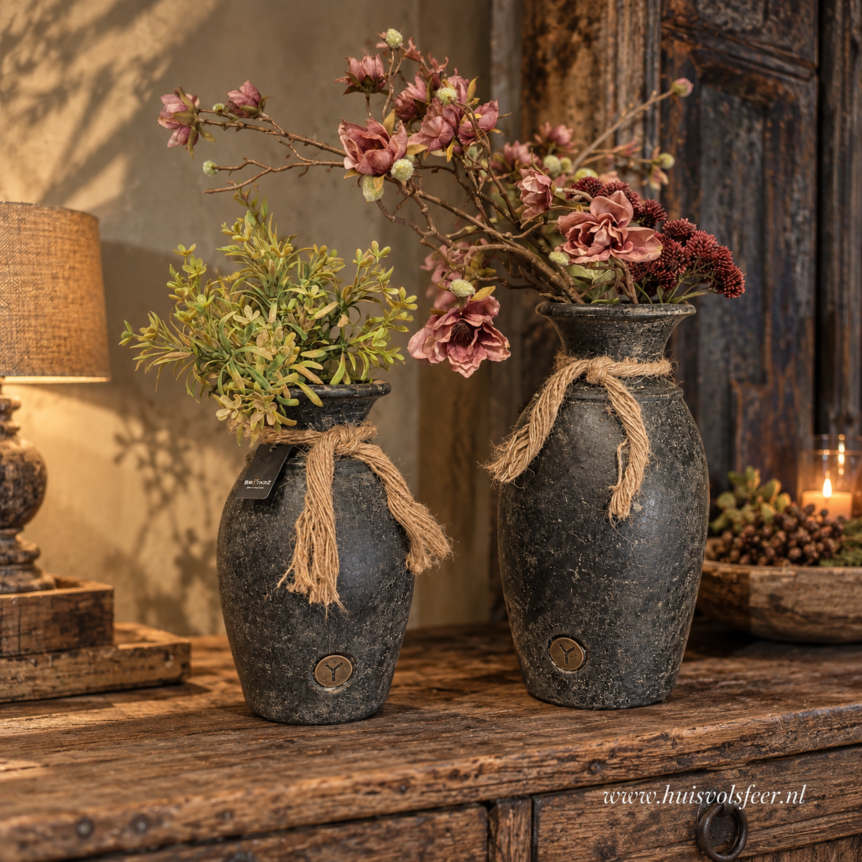 Bottle Deluxe with Rope L- Basalt || Brynxz - Afbeelding 2