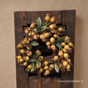 Rozenbottel Krans- Groen || 21 cm