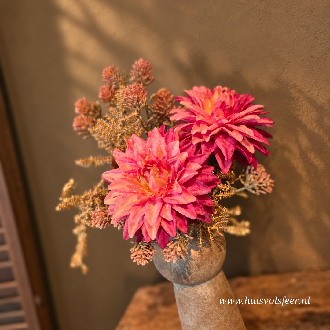 Complete Set- Jewel Vaasje met Herfstboeket || Brynxz - Afbeelding 4