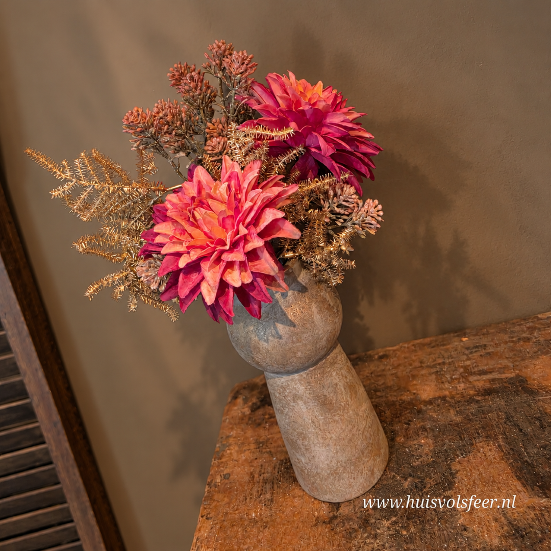Complete Set- Jewel Vaasje met Herfstboeket || Brynxz - Afbeelding 3
